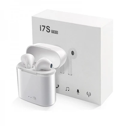 i7s two headphonewireless handfreewireless headphonesGood quality Earbuds price in Pakistan