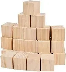 Wooden blocks for Kids – Stacking and building blocks – high quality wood – wooden cubes gor art & craft & science projects price in Pakistan
