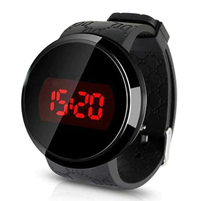 Digital led watch for kids with rubber band – Led digital wrist watch with best quality – Led digital time watch with touch sensor and display – Wrist watch with led display price in Pakistan