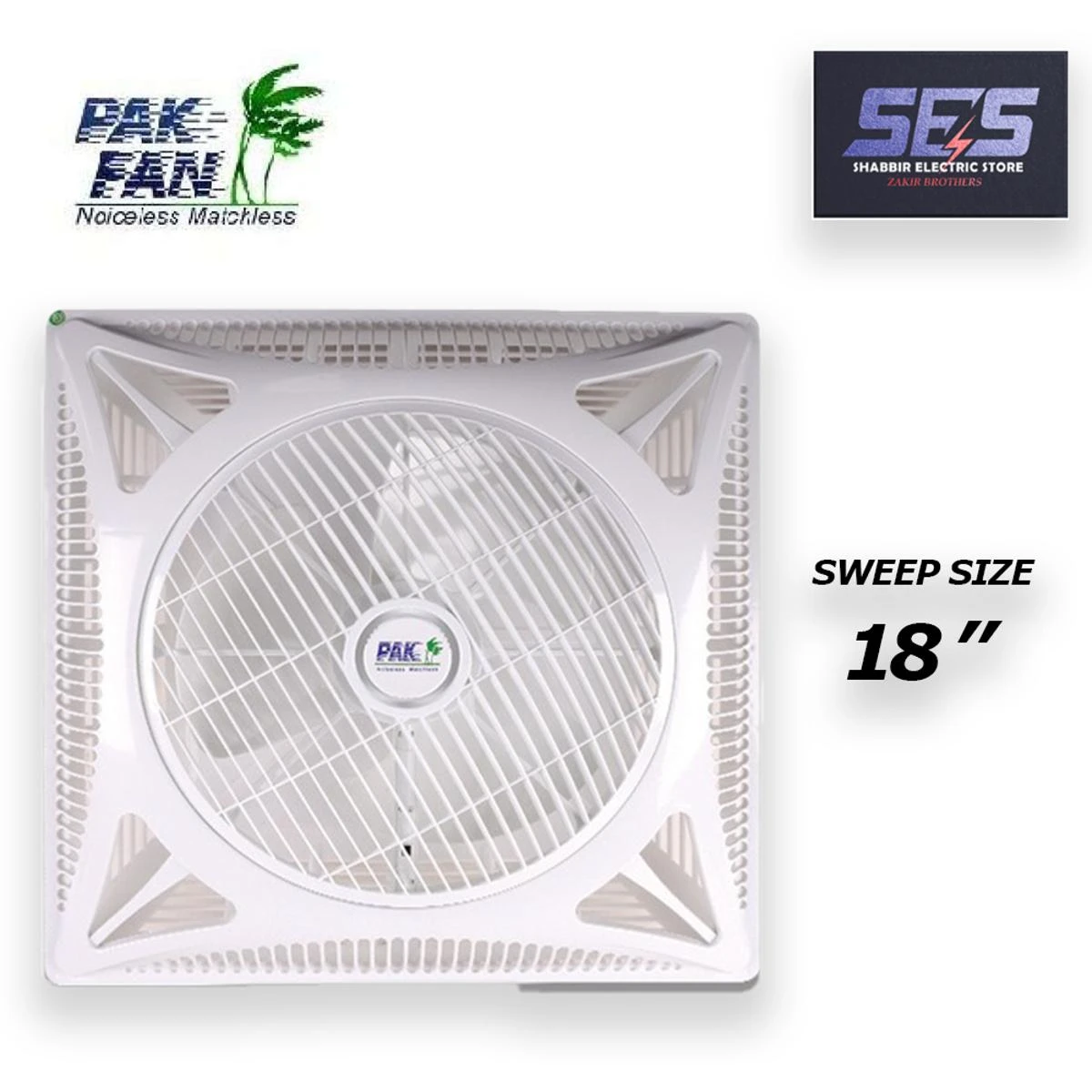 Pak Fan False Ceiling Fan 2’x2′ Fitting Remote Control Copper Winding Ceilling fans for Office Room price in Pakistan