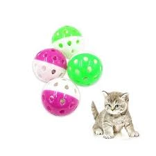 1 pcs Cats Playing Plastic Ball with bell price in Pakistan