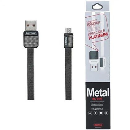 RC-044m Platinum Series 5V 2.1A data cable micro-USB Compatible with all Android and Micro-USB devices – 1m-Black price in Pakistan