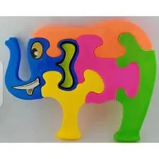 Fish,Hen,Rabbit,Elephant Puzzle for kids (Plastic material) price in Pakistan