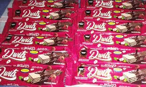 Red Dwits chocolate With wafer- irani chocolates fresh stock pack of 12 pics price in Pakistan