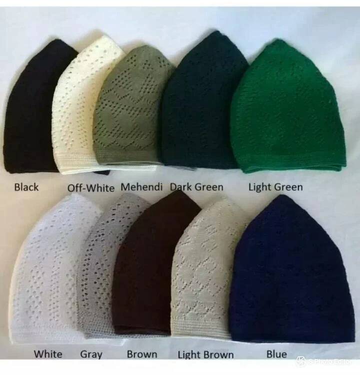 Pack of 6 imported Turkish prayer namaz net caps price in Pakistan