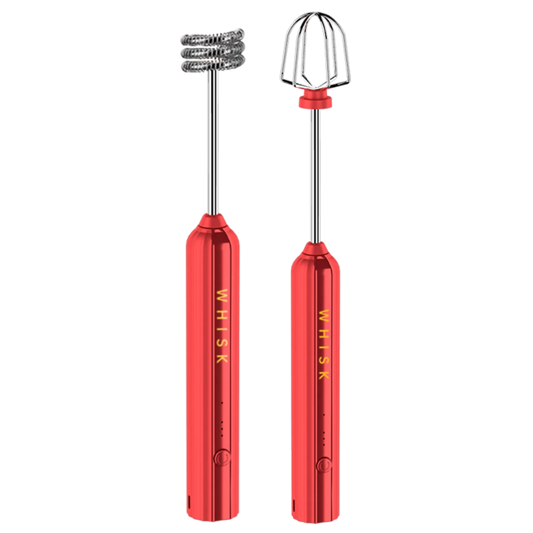 USB Rechargeable Electric Whisk Egg Beater Handheld Coffee Blender Household Milk Shaker Mixer Frother Foamer Red price in Pakistan