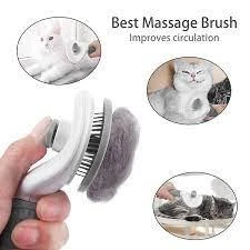 Cat Slicker Brush Pet Dog Grooming Massage Shedding Hair Remover Cleaning Handle Comb – PS303 – PS-GR price in Pakistan