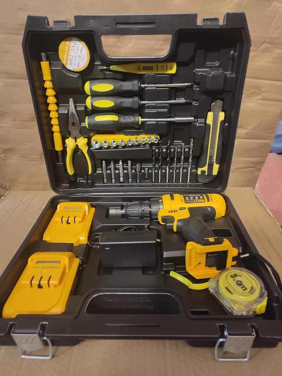 Toolkit Set with Drill, 45pcsTools Combo Kit, 16.8V Home Tool price in Pakistan