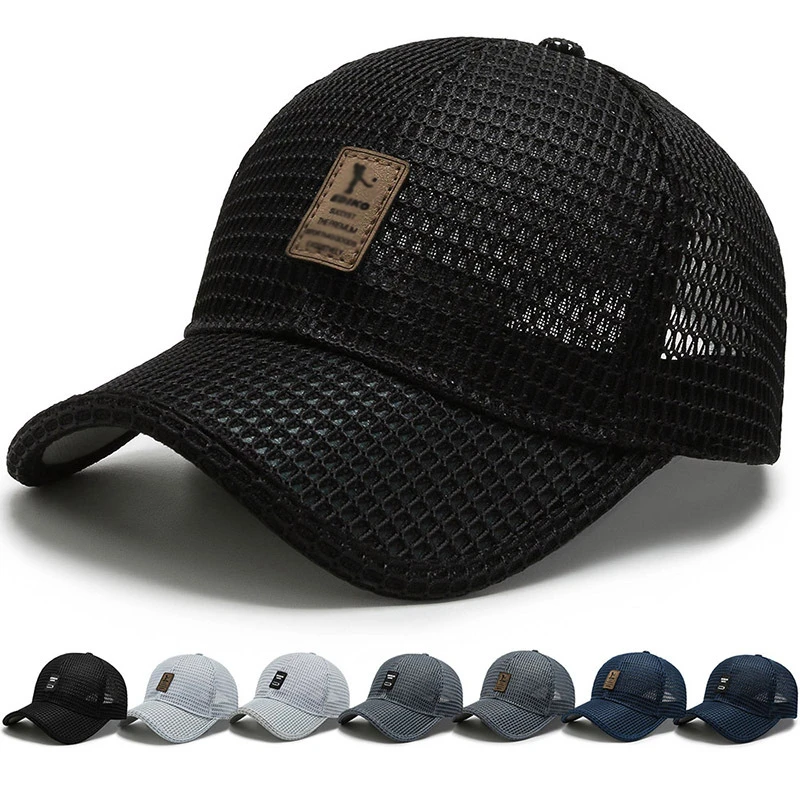 Super21]-Men embroidery Baseball Cap  Adjustable Strapback Mesh High Messy Bun Ponytail Baseball Hat  Style Ponycap Dad Hat price in Pakistan