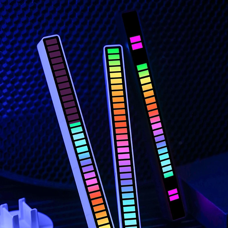 RGB Voice Control Audio Voice Control Music Rhythm Lamp Led Atmosphere Light@#Creek price in Pakistan