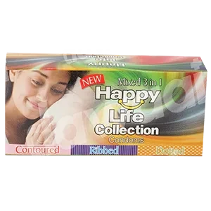 Happy Life Collection Condoms Mixed 3 in 1 price in Pakistan