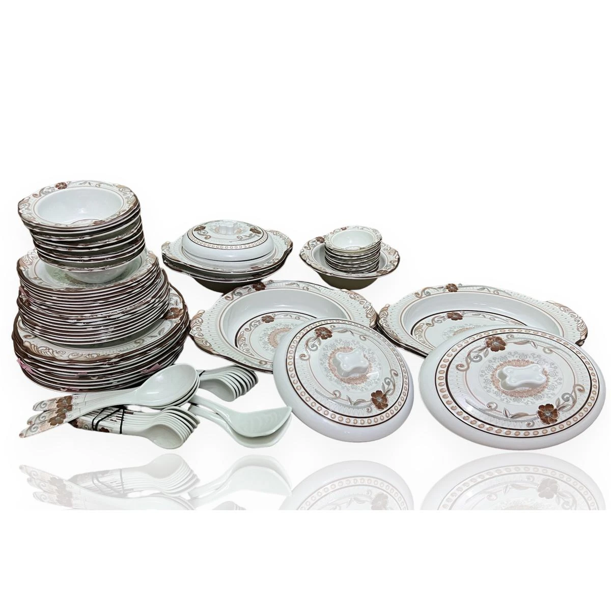 72 pieces Melamine dinner set 8 person serving price in Pakistan