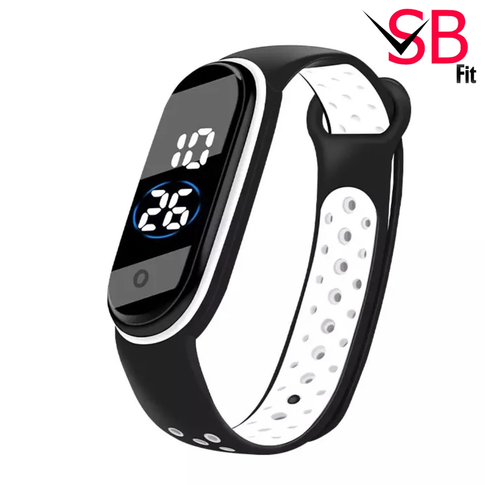 badgeM4 Touch Screen Led Watch For Boys & Girls / M4 Band Watches For Kids / Girls price in Pakistan