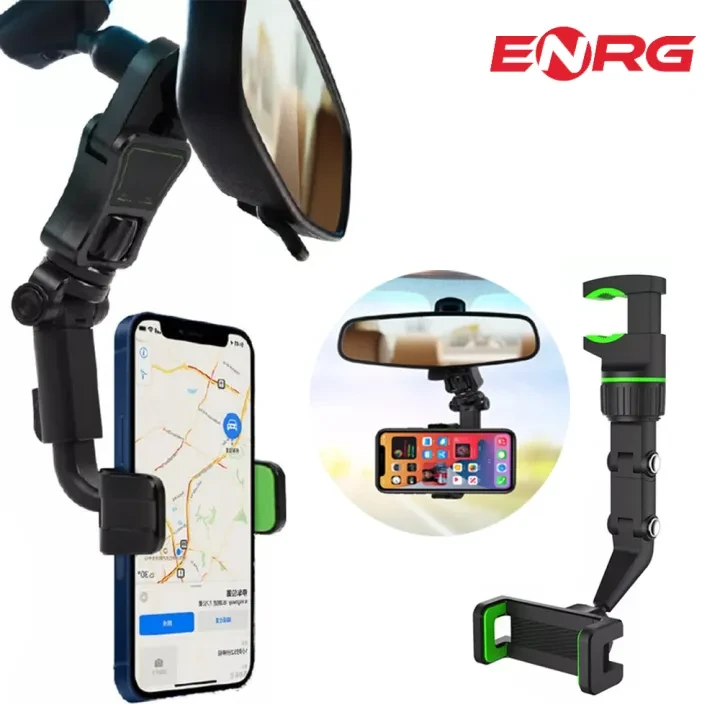 Energy – ENRG 360 Rear View Mirror Car Holder Mount Hanging Bracket Stand Universal Multifunctional Cell Phone GPS Support Holders price in Pakistan