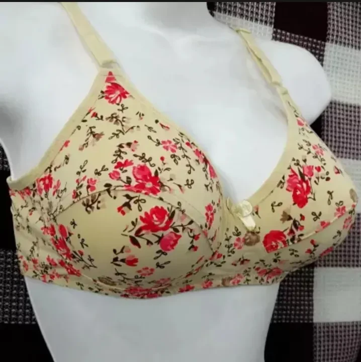 Floral Printed Comfortable Non Padded Bra For Women price in Pakistan