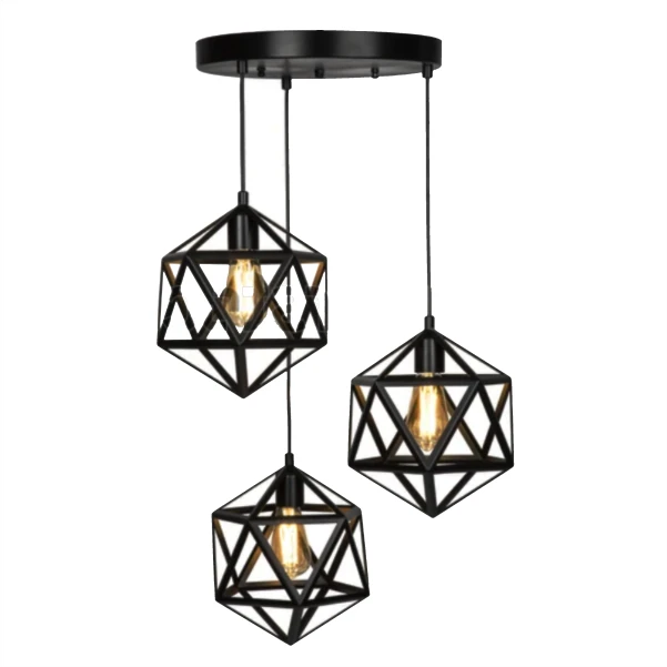 3 in 1 Base Hexagon Hanging Lamp, Ceiling Lamp, Pendant Lamp, For Home, Office price in Pakistan