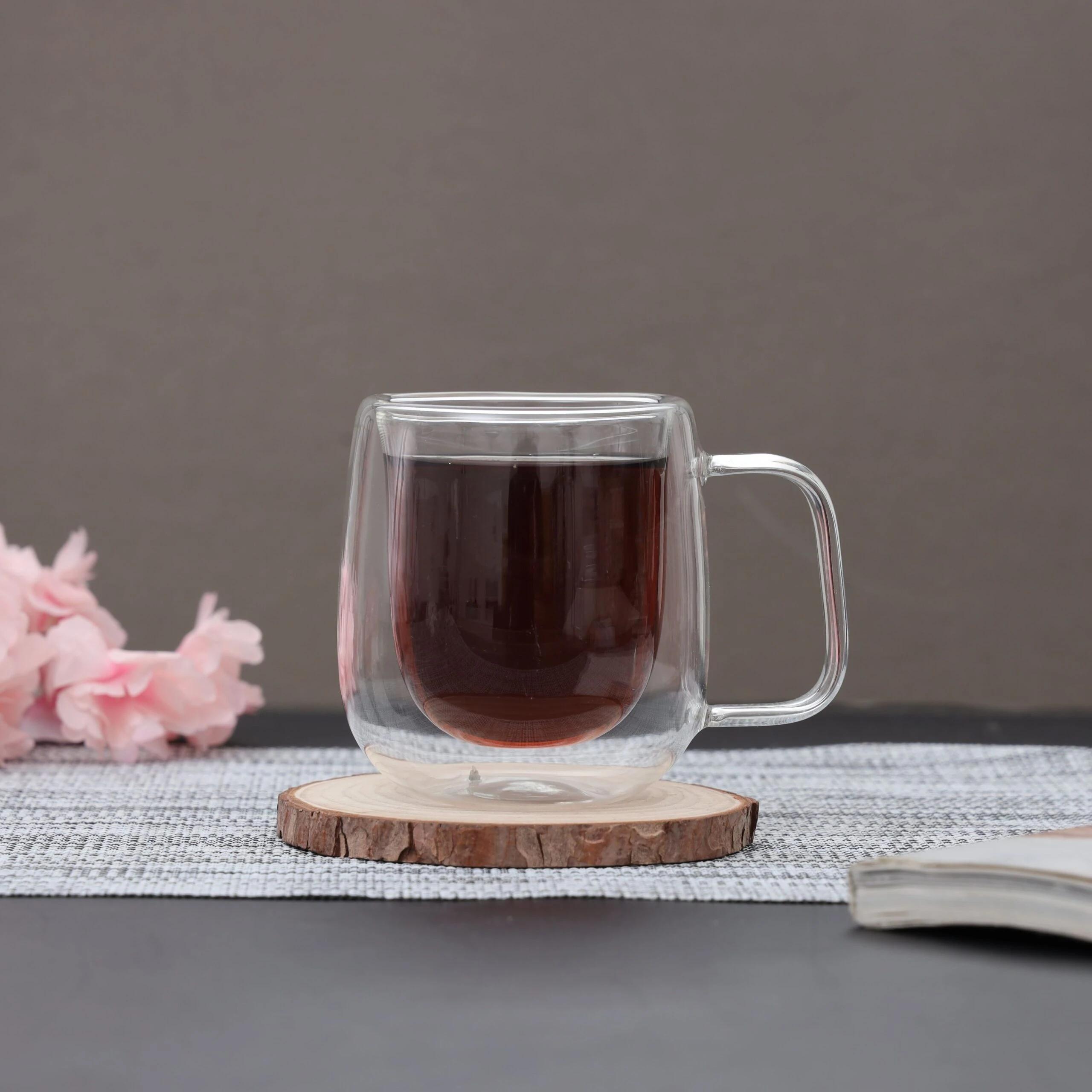 Classic Oval Shape Double Wall Glass Coffee Mug – 1 pc price in Pakistan