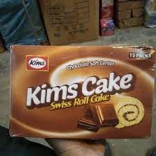 Kims cake swiss roll cake 15 packs / box ( Rs 10 ) price in Pakistan