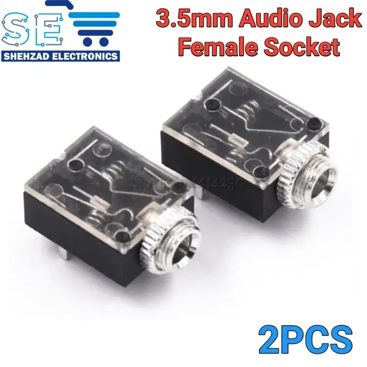2PCS 3.5mm Stereo Audio Jack 5 Pin Female Socket price in Pakistan