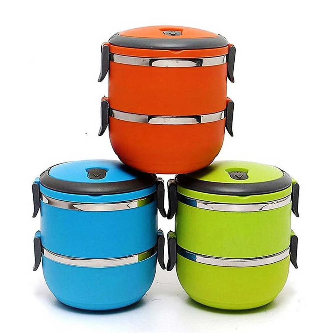 2 Layer Stainless Steel Lunch Box price in Pakistan