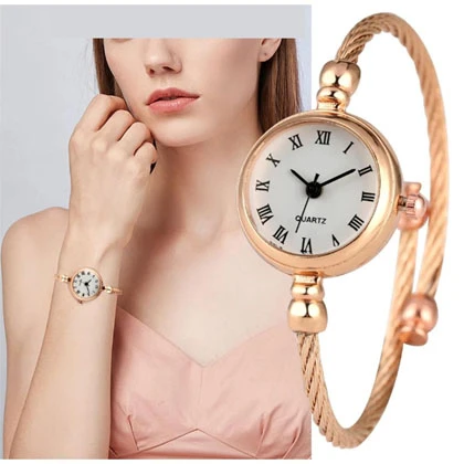 Eastern Watches Stainless Steel Bracelet Style Bangle Small Dial Watch With Box For Women & Girls price in Pakistan