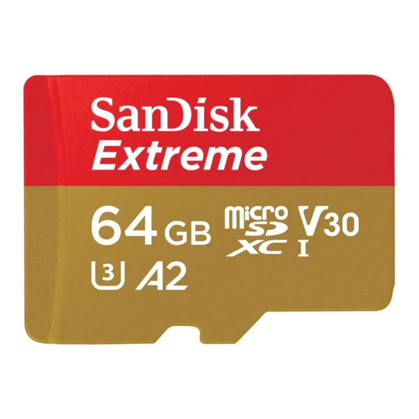 SANDISK EXTREME MICRO SD MEMORY CARD – 64GB price in Pakistan