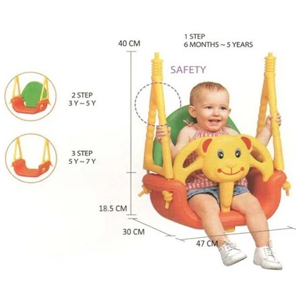 Infant Baby Outdoor 3 in 1 Jumbo Swing Set SKS-P001 price in Pakistan
