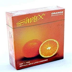 Simplex Orange Flavoured Condom 12pack price in Pakistan