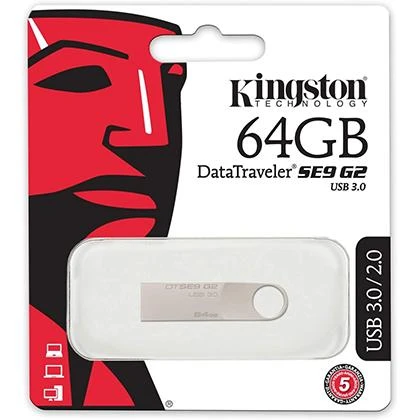 Kingston 64GB DataTraveler SE9 G2 USB 3.0 Flash Drive – DTSE9G264GB price in Pakistan