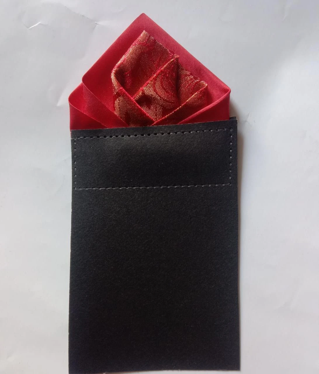 New Deal- 1-Piece- Hand Made Jamawar&Silk Dubble Style- Pocket Square – Pre Folded Ready Made Satin Men’s Coat Pocket price in Pakistan