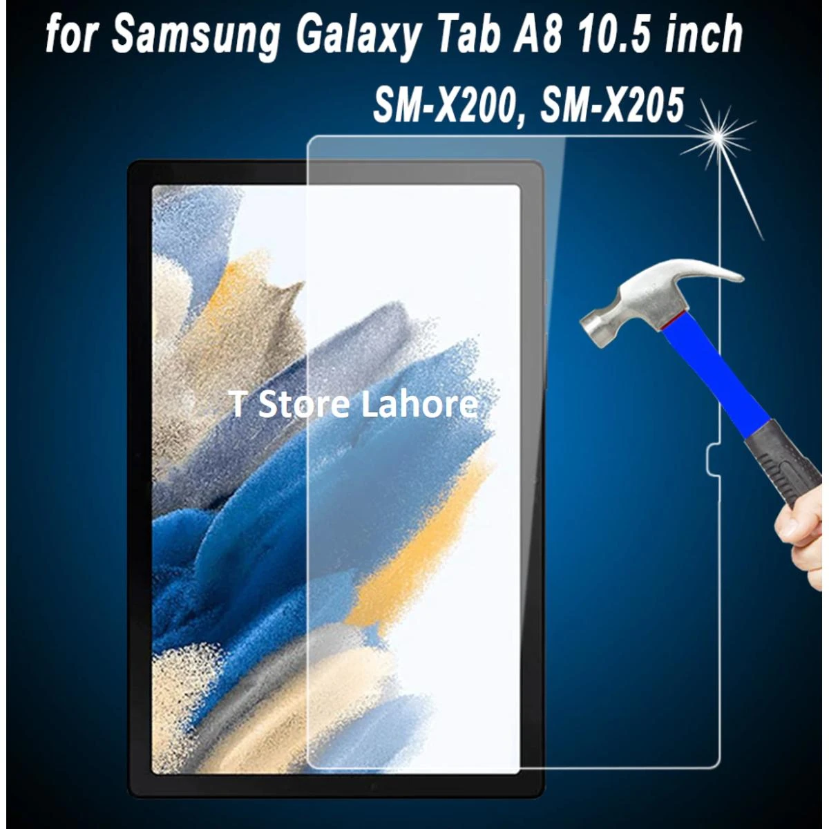 Glass Protector for Samsung Galaxy Tab A8 2021 A8 10.5 inch SM-X200, SM-X205 price in Pakistan