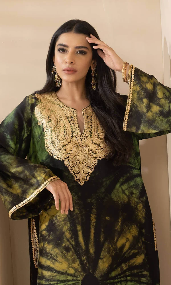 Farida Hasan -2PC Lawn Neckline Embroidered Shirt With price in Pakistan