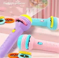 Hot Selling Projector Flashlight for Kids Early Childhood Educational Toy Birthday Gift Projector Torch for kids Multicolor price in Pakistan
