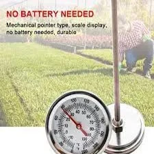 Long Stem Compost Soil Thermometer – Fast Response Stainless Steel price in Pakistan