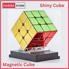 GC 3×3 Shiny Cube Cyclone Boys Metallic Cube for Speed Lovers  High Quality Magnetic Cube Puzzle Toy price in Pakistan