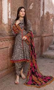 Charizma – 3PC Lawn Printed Shirt with Printed Premium Organza Dupatta price in Pakistan