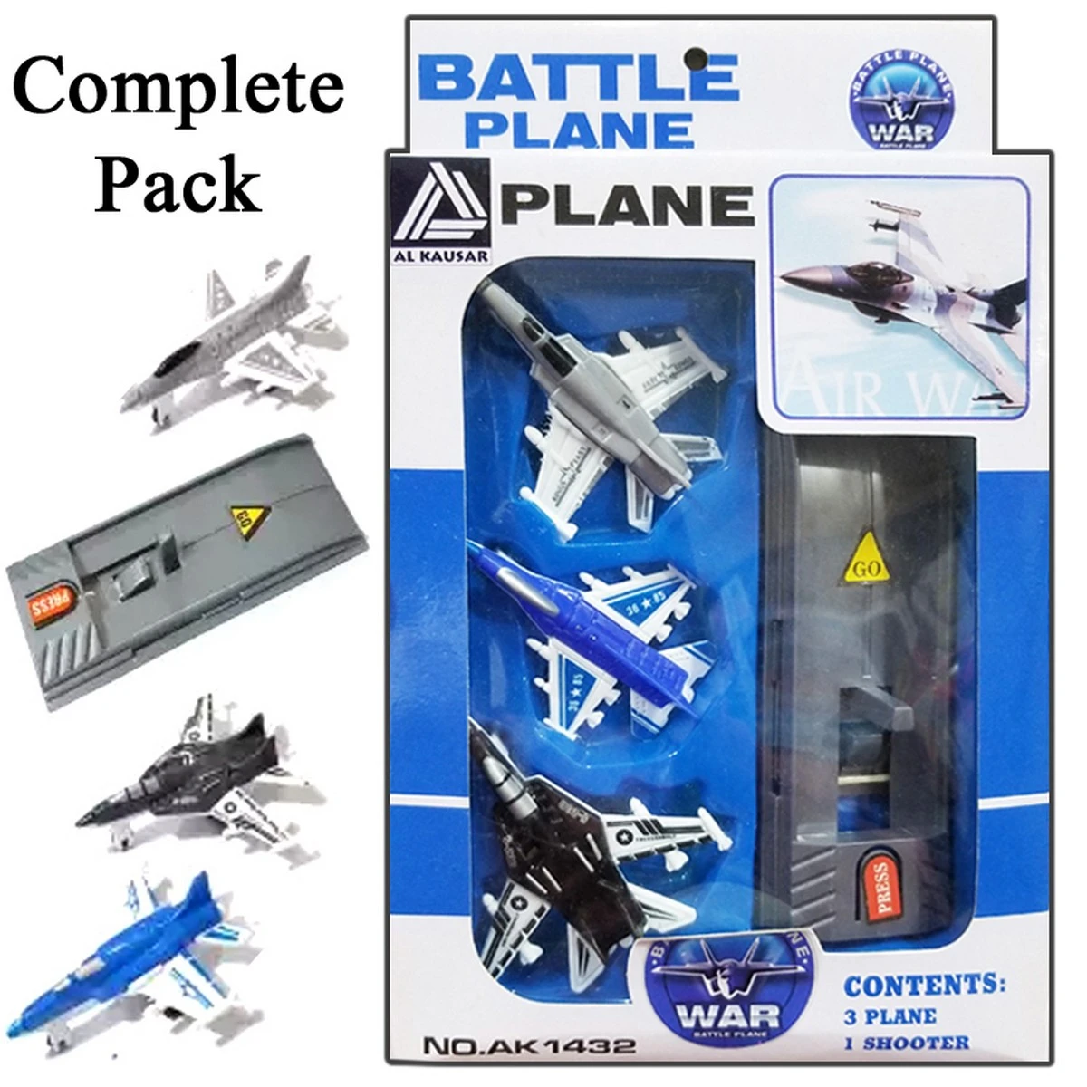 Complete Pack of fighter jet toys for Kids and boys – Plane Game Set With Shooter Army Toys price in Pakistan