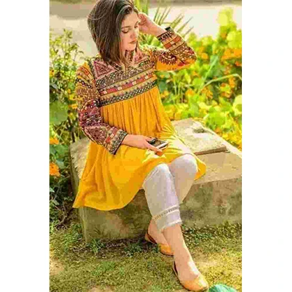 RANG JA – 2PC Lawn With Neck Embroidered Shirt And Embroidered Trouser -BFHA774 (B) price in Pakistan
