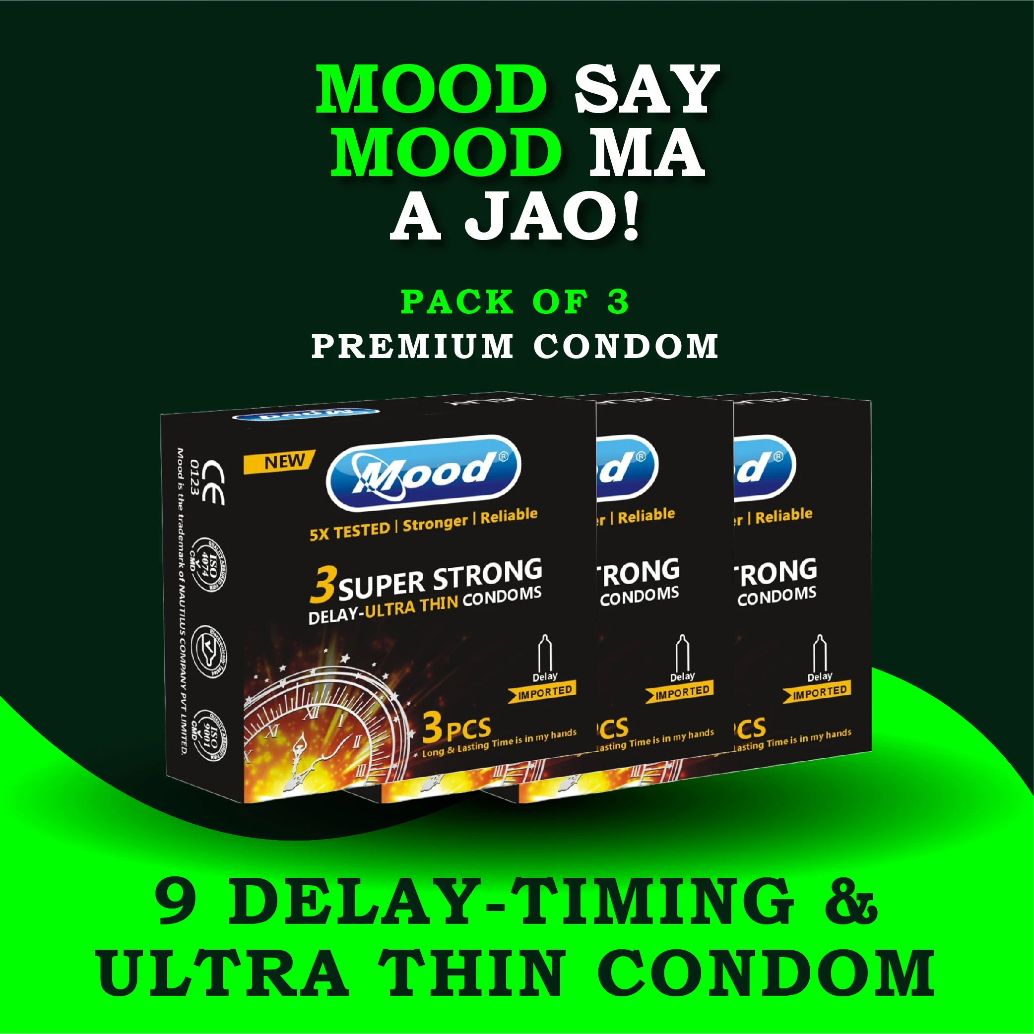 Mood condom for men 9 pieces price in Pakistan