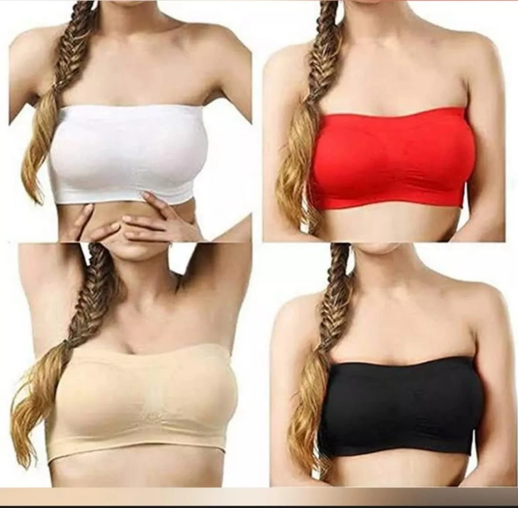 Strapless Bra Soft & Non Padded Tube Bra for Girls price in Pakistan