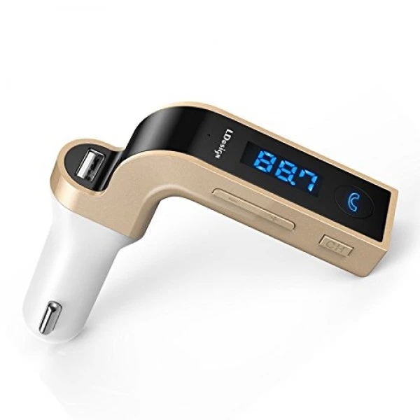 LCD Bluetooth Car Charger FM Kit MP3 Transmitter USB Handsfree Mobile price in Pakistan