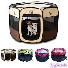Foldable & Portable Playpen For Cat And Dog – Black price in Pakistan
