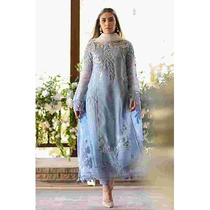 3PC Organza Heavy Embroidered Shirt & Organza Dyed Dupatta – BFSIN543 (B) price in Pakistan