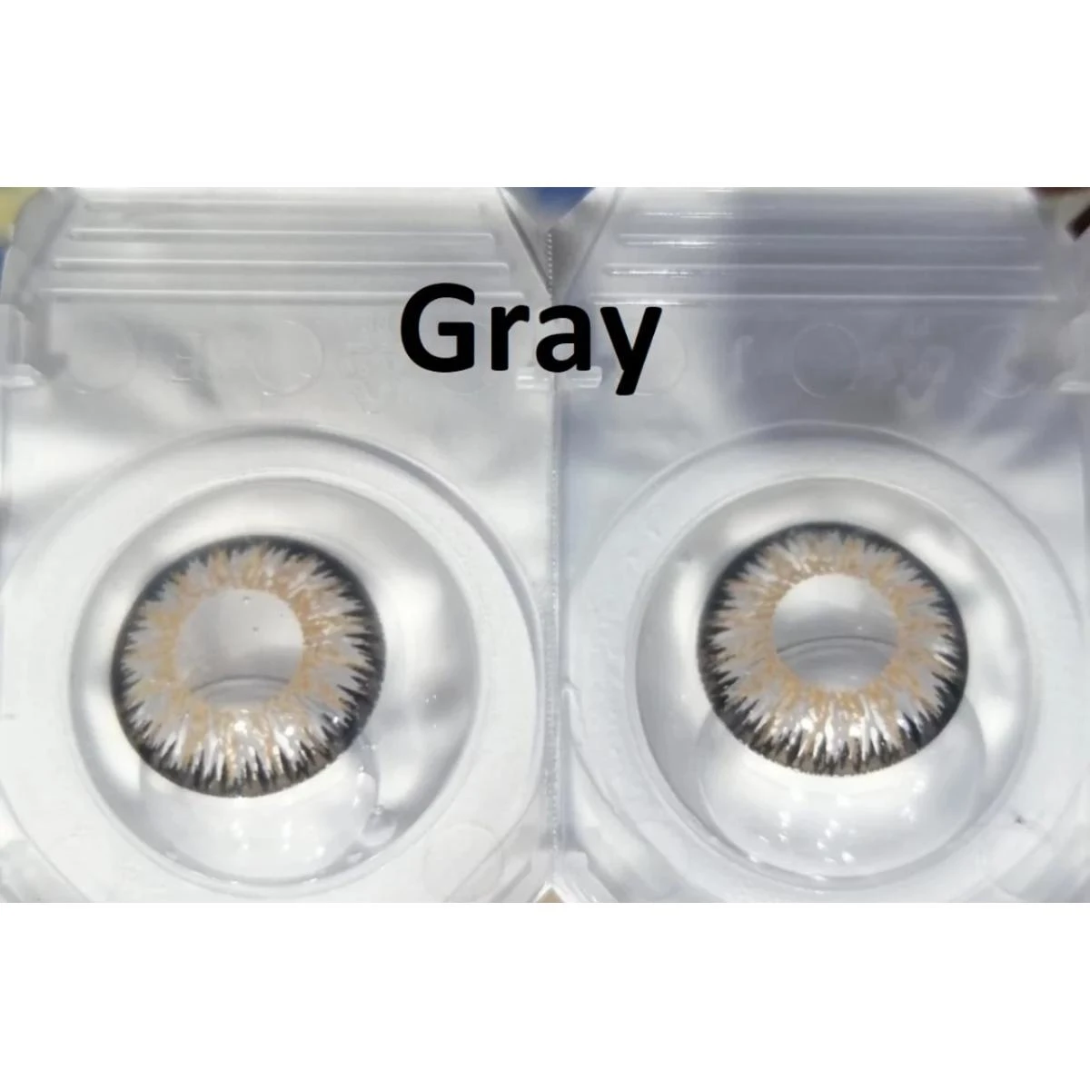 1 Pair of Soft Contact Color Lenses Grey Eye Makeup with FREE Lenses Solution, Container and Bag price in Pakistan