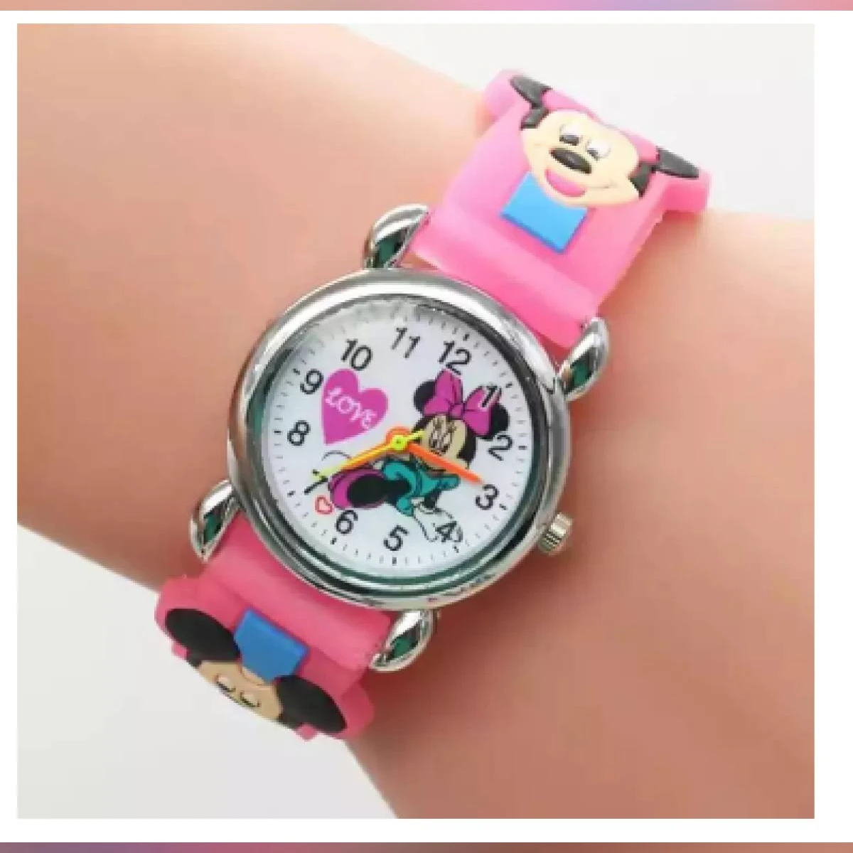 MICKEY MOUSE Children Cartoon Wrist Watch with Silicon Band price in Pakistan