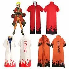 Anime Naruto Cosplay Cloaks Hokage Namikaze Minato Uniform Kakashi Capes Costume price in Pakistan