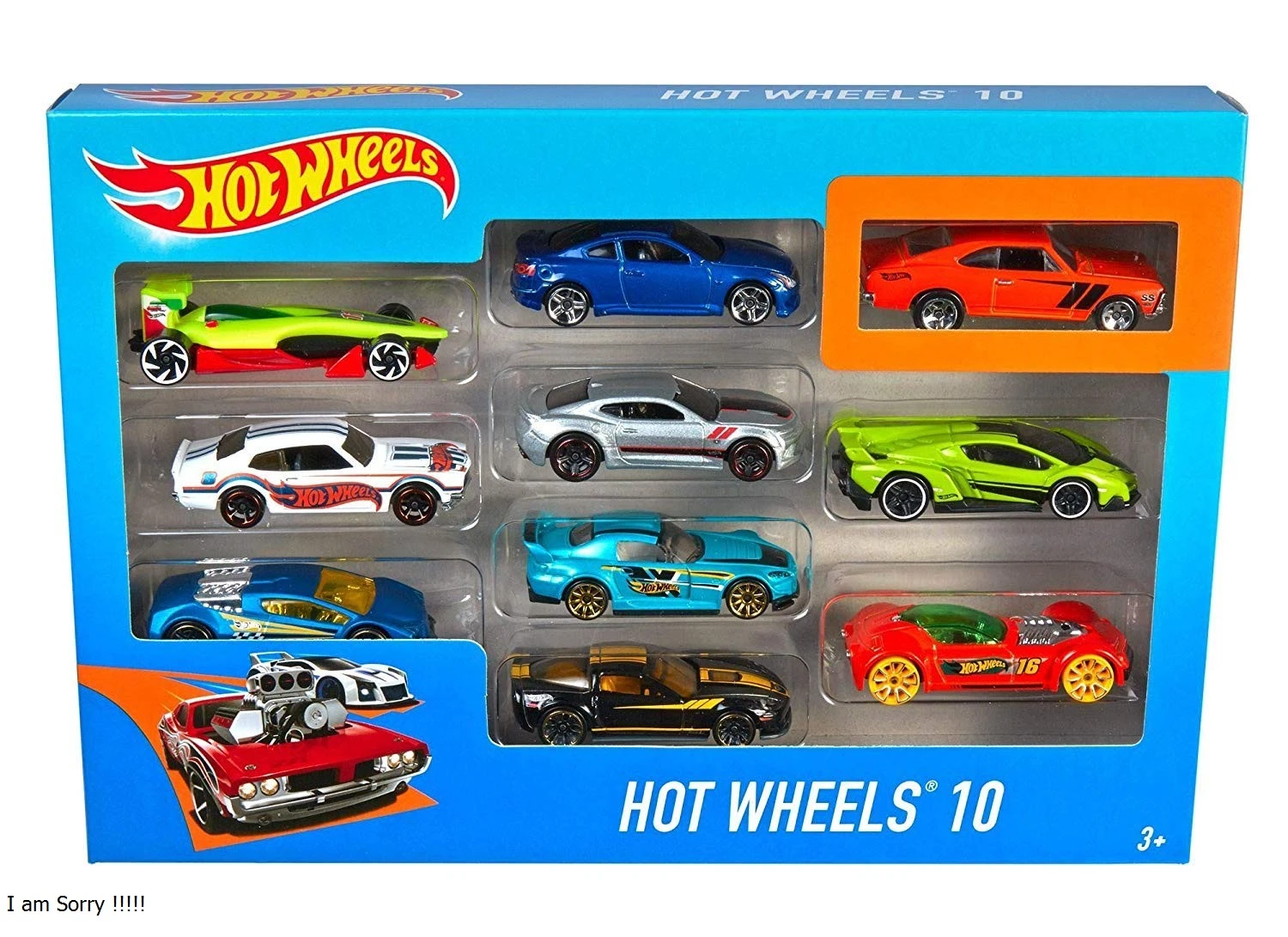 Hot Wheels 10-Pack Metal Car set For Kids (Styles May Vary) price in Pakistan