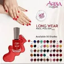 Aqua Long Wear Nail Polish (50 Colors) price in Pakistan