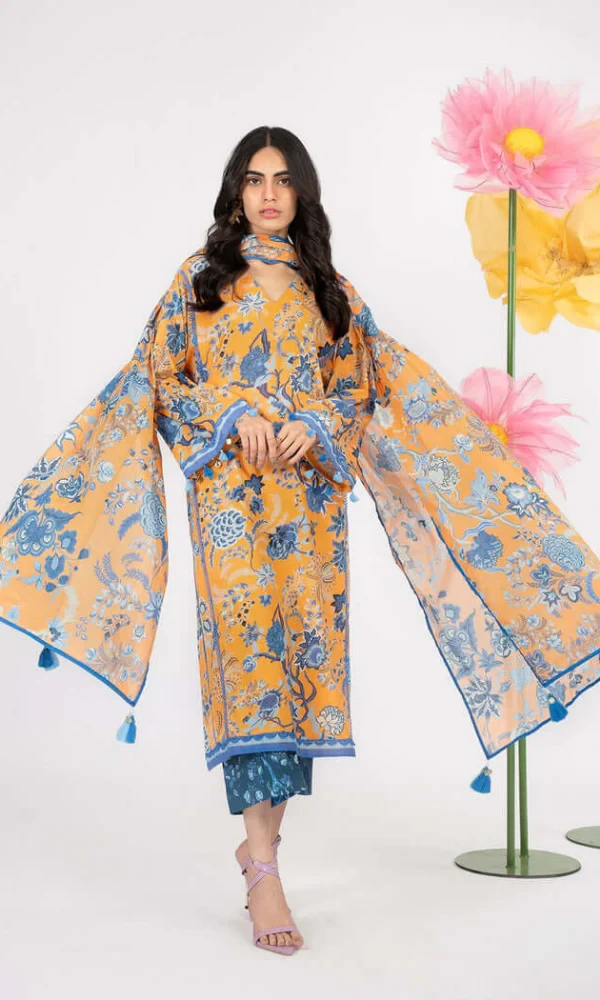 Al Karam Studio- 3PC Lawn Digital Printed Shirt With price in Pakistan