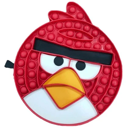 Angry Bird Red Fidget Toy Pop It Fidget Toy Simple Dimple Anti Stress Push Bubble Angry Birds price in Pakistan